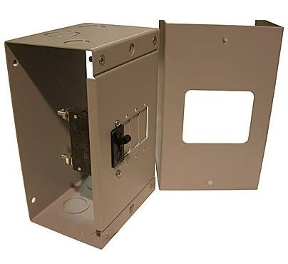 MidNite General Use aluminum enclosure for 4 panel mount type breakers from 5 - 100 amp
